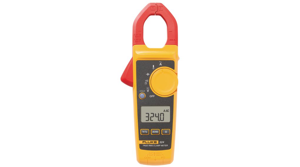 Current Clamp Meter, TRMS, 4kOhm, LCD, 400A