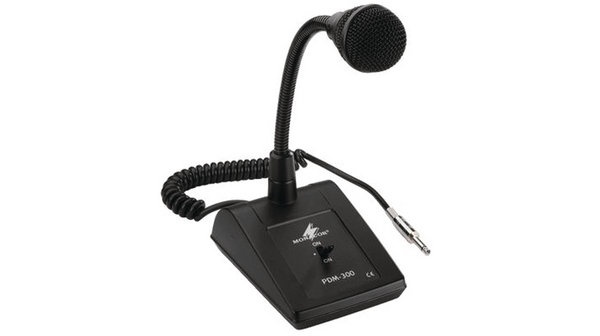 Microphone dynamique unidirectionnel avec interrupteur et câble