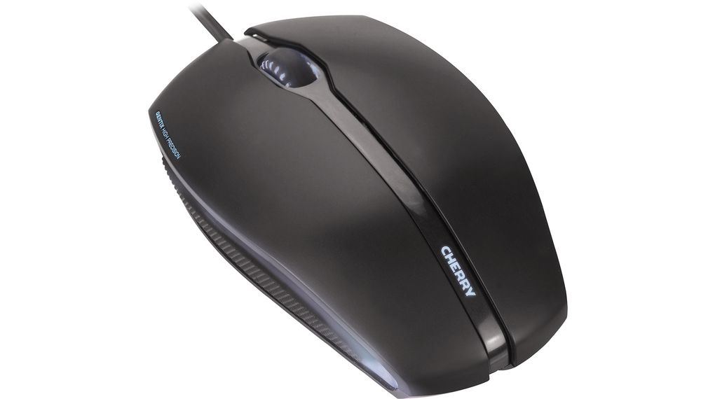Wired Mouse GENTIX 1000dpi Optical Ambidextrous Black