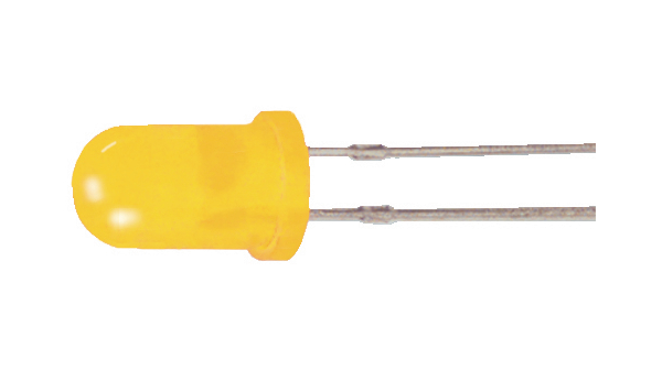LED 590nm Yellow 5 mm T-1 3/4