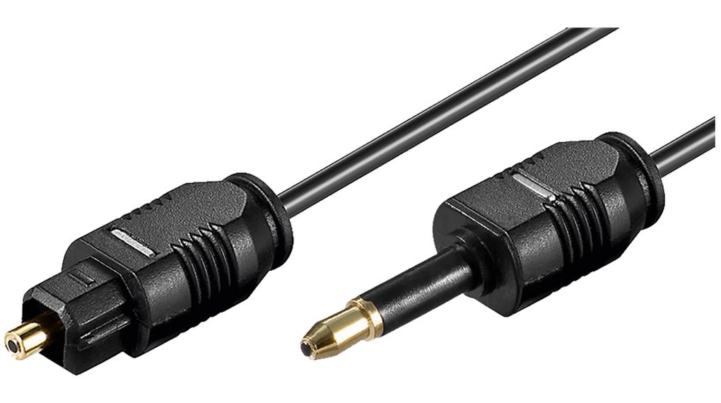 Audiokabel, Digital, TosLink-Stecker - TosLink-Mini-Stopfen, 1m