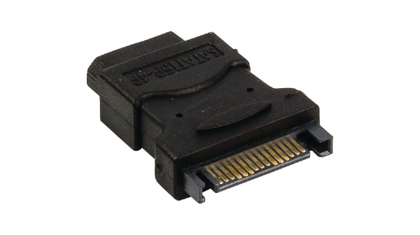 SATA-adapter SATA 15-pin Han / Molex Hun