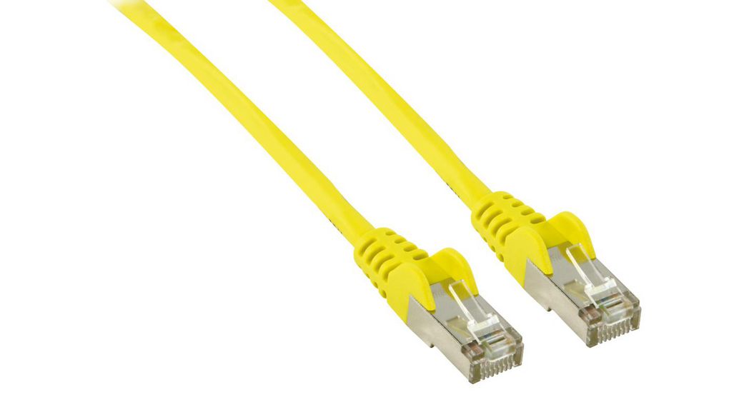 Patch Cable, RJ45 Plug - RJ45 Plug, CAT5, F/UTP, 30m, Yellow