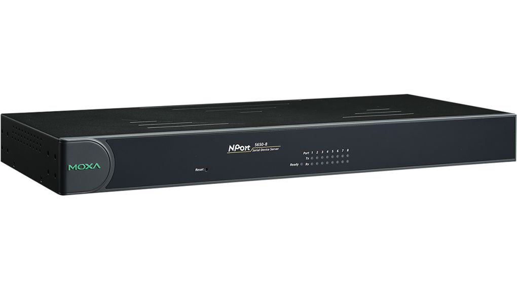 NPORT 5650-8-T | Moxa Serial Device Server, 100 Mbps, Serial Ports - 8 ...