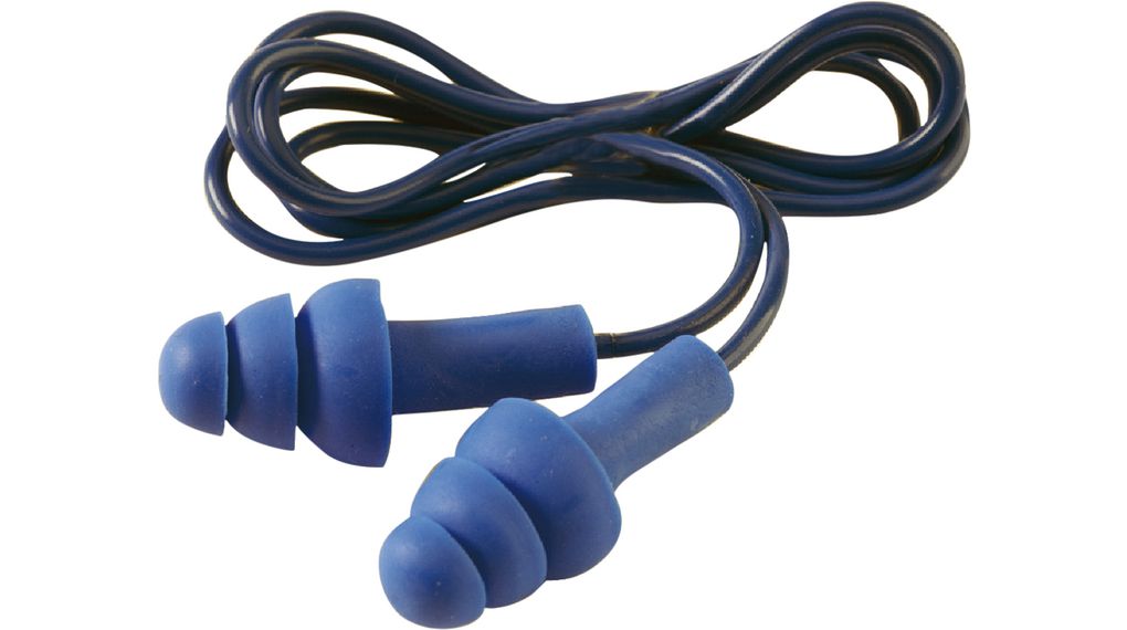 E-A-R Tracers Corded Earplugs 32dB Blue Set with 50 pairs