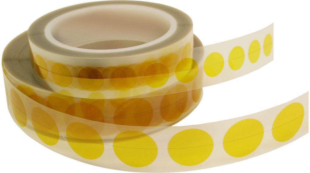 High Temperature Masking Tape with Dots 12mm x 33m Orange