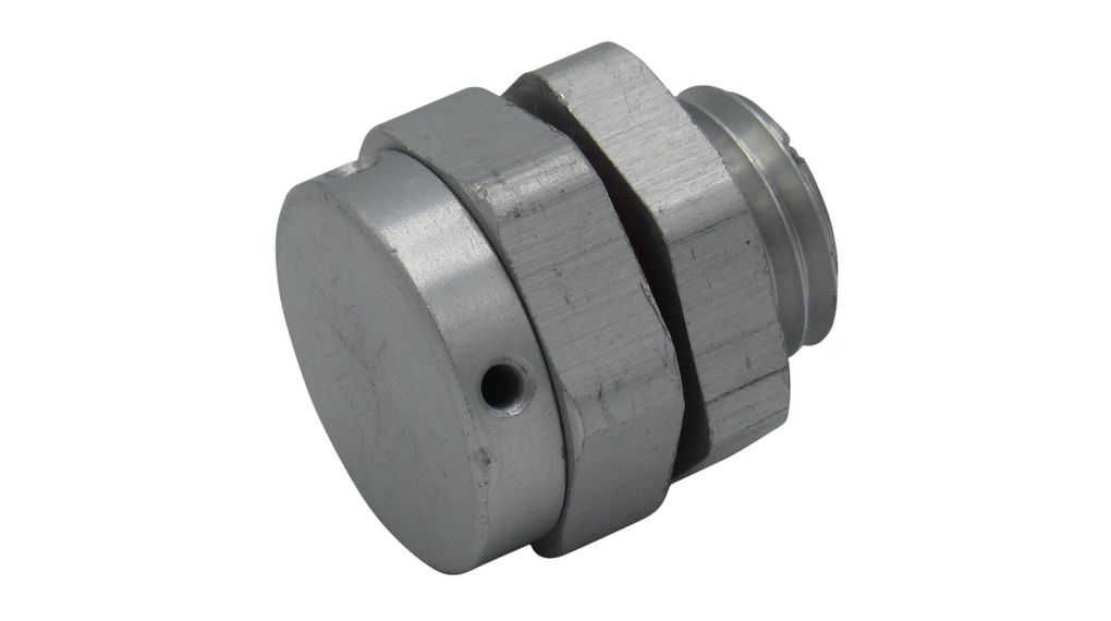 Wtyk kompensacji ciśnienia M12 12.5mm IP66 / IP68 Stop aluminium Srebrny