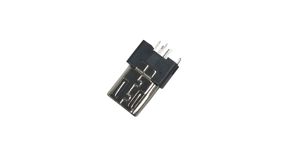 Steckverbinder, Micro USB-B 2.0, Stecker, Micro USB-B 2.0, Gerade, Positionen - 5