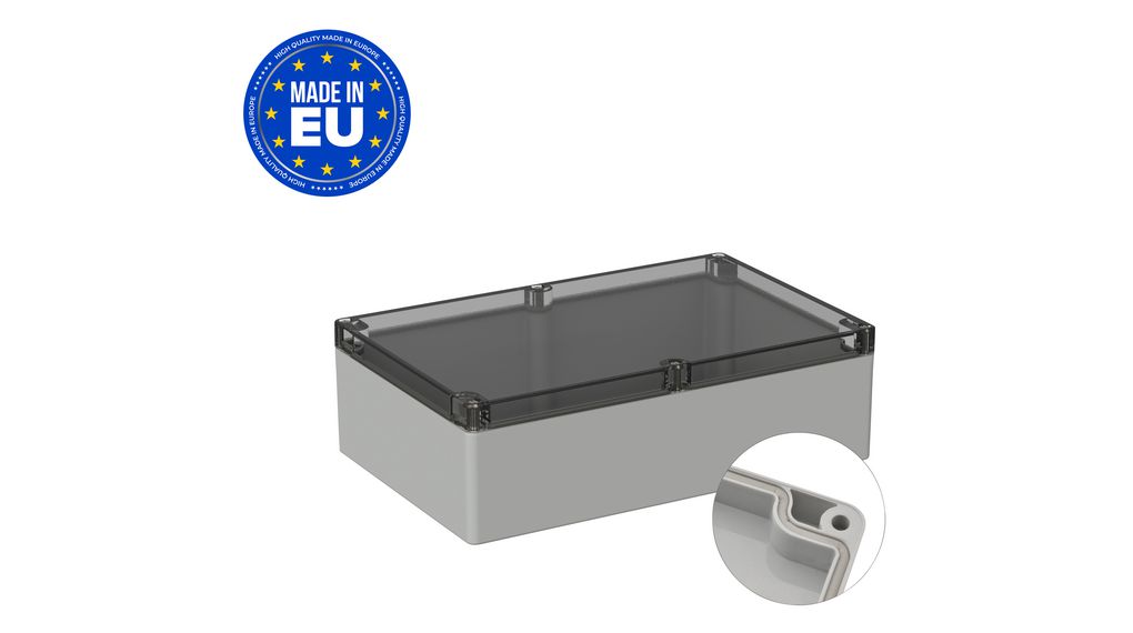 RND 455-01287 | RND Plastic Enclosure Universal 230x300x85mm Grey ...