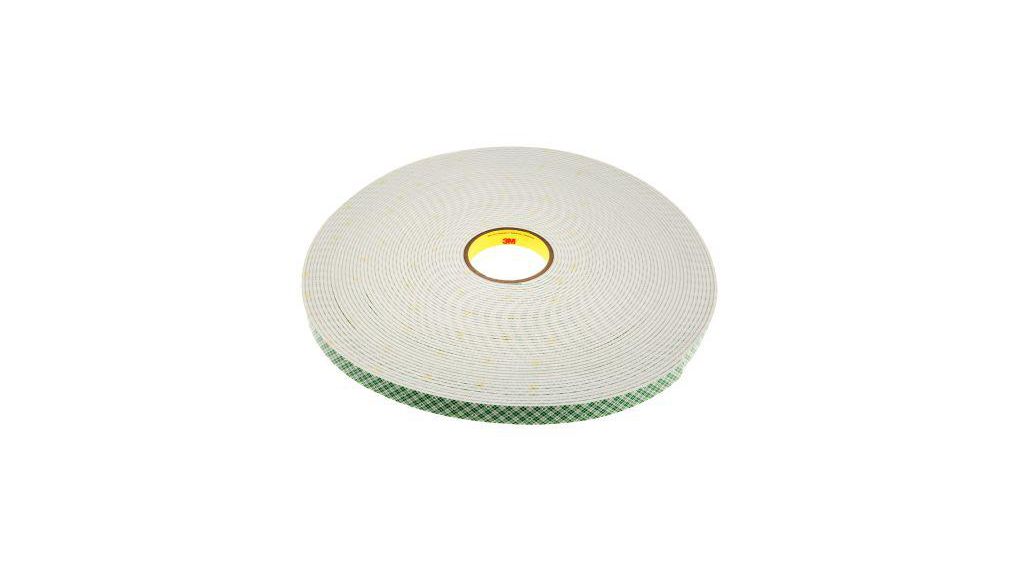 3M 4008 19MM X 33 M | 3M SCOTCH 4008 White Foam Tape, 19mm x 33m, 3.2mm ...