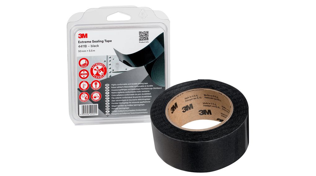 Extreme Sealing Tape Blister IPC 50mm x 5.5m Black