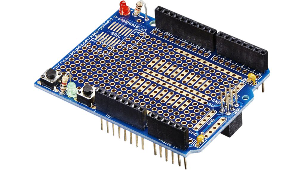 Shield Proto per kit Arduino - Versione R3 impilabile