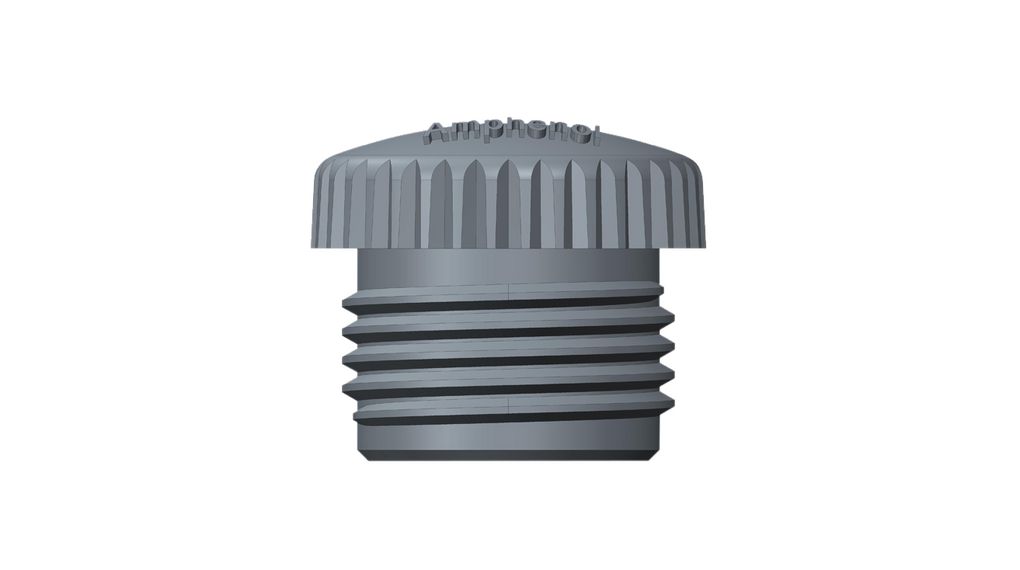 Waterproof Cap, Screw Thread, M12x1, M Series Plug Connector, Plastic