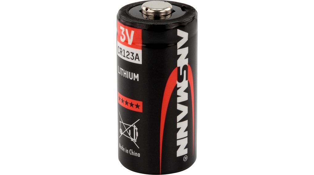 Primaire batterij, 3V, CR123A / 2/3A, Lithium