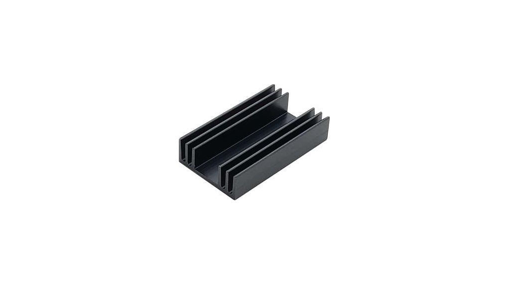 Refroidisseur Noir anodisé 7.5K/W 50x29x11.5mm