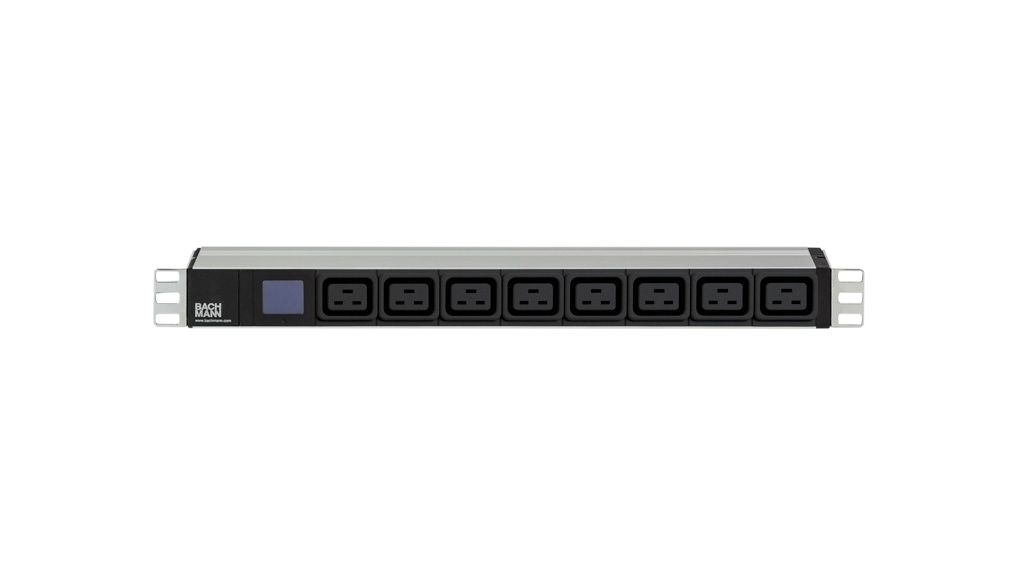 Power Distribution Unit 8x IEC 60320 C19 Socket - DE/FR Type F/E (CEE 7/7) Plug