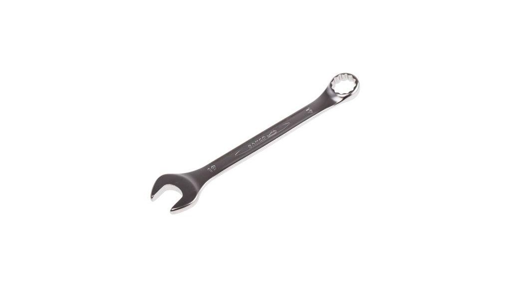 Combination Spanner, 19mm, Metric, Double Ended, 218 mm Overall