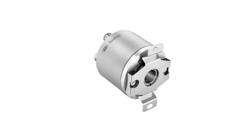 Rotary Multiturn Absolute Encoder 14 bit 30V 6000min-1 Screw IP67 Connector, M12, 4-Pin EAM580