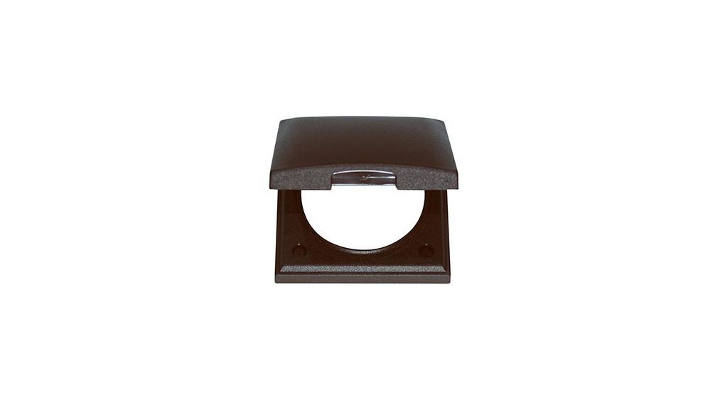 Cover Frame Matte with Protective Cover INTEGRO Flush Mount 59.5 x 59.5mm Brown