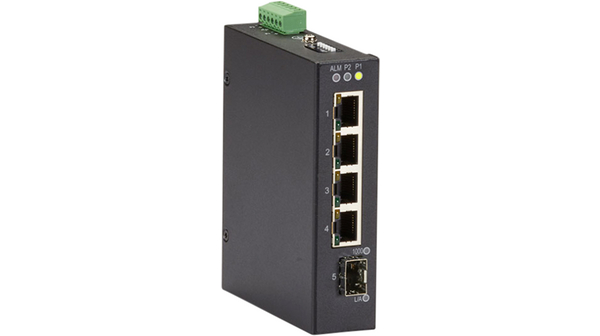 Ethernet-kytkin, RJ45-portit 4, Kuituportit 1SFP, 1Gbps, Ilman hallintotoimintoja