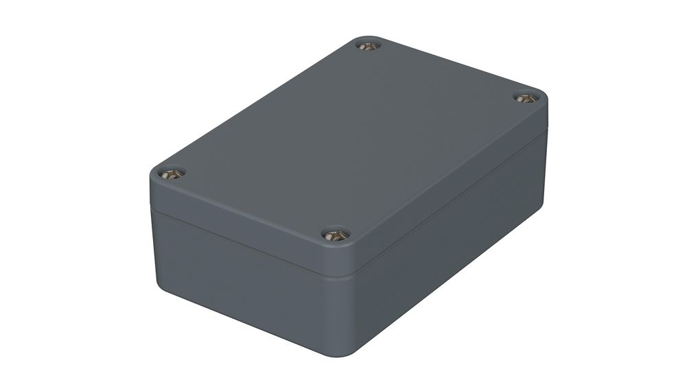 Kunststof behuizing Euromas 98x64x34mm Zilvergrijs Polyamide 6 IP65