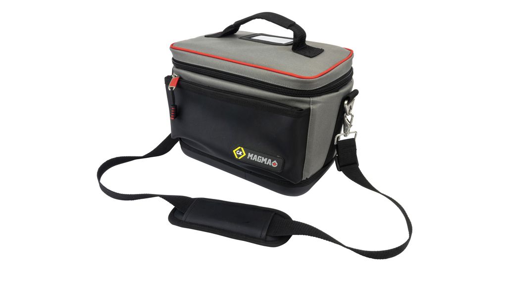 Test Equipment Bag 220x240x360mm Polyester Black / Red