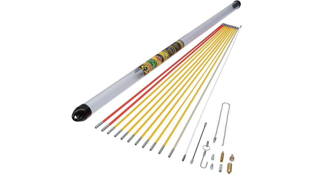 MightyRod PRO Cable Rod Cable Hooking / Illuminating / Pulling / Pushing 1 m