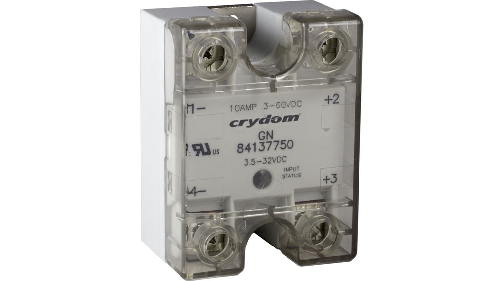 Solid State Relay Single Phase, GN, 1NO, 30A, 50V, Screw Terminal