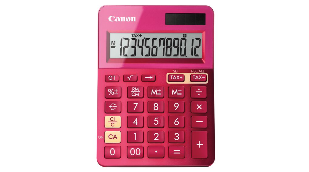 Calculator, Business, Number of Digits 12, Battery