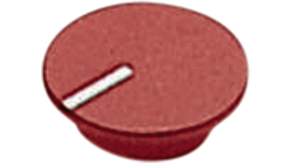 Cover with line White Indication Line Round Red Knobs
