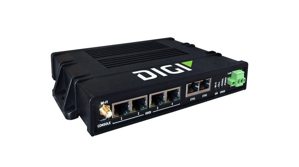 Serial Device Server with LTE and Wi-Fi, 1Gbps, Serial Ports - 4, RS232 / RS422 / RS485