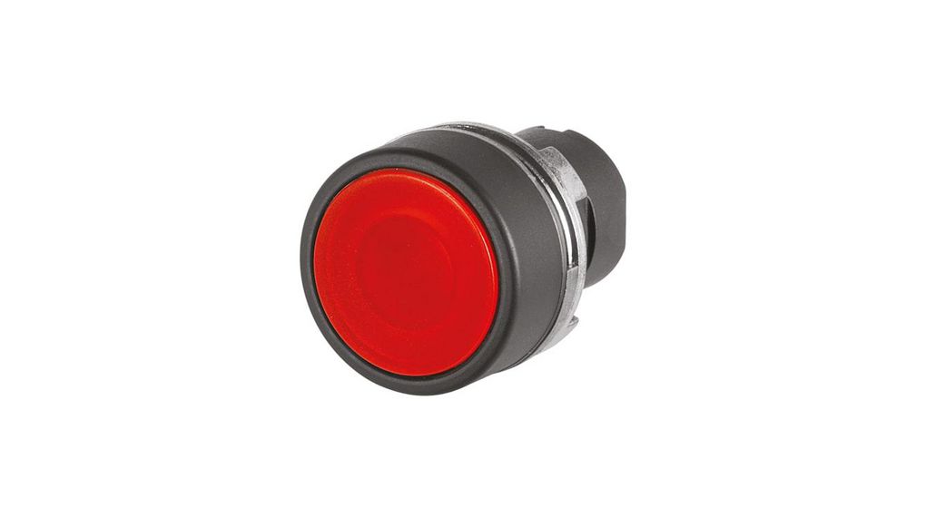 Illuminated Pushbutton Switch Actuator Latching Function Flat Pushbutton Red IP65 EAO 46 Series