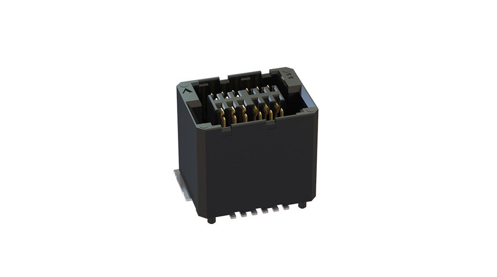 Stohovatelný konektor desky, nestíněný, 7,85 mm, Zásuvka, 1.7A, 500V, Počet kontaktů - 12