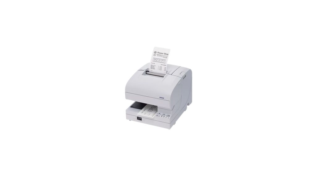 Receipt and Authorisation Slip Printer, TM-J7700, Lämpö / Pistematriisi, 600 dpi, 100mm/s, Valkoinen