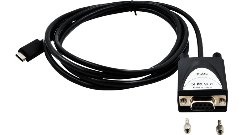 USB Serial Converter, RS232, 1 DB9 Female