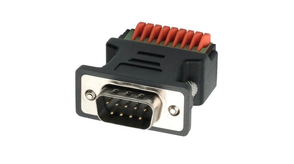 D-Sub Adapter, Terminal Block - D-Sub 9-Pin Plug