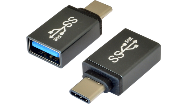 Sovitin, USB-C 3.1-pistoke - USB-A 3.0-pistokanta