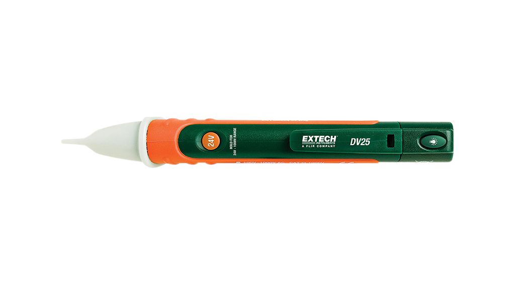 Voltage Detector with Flashlight, None, Visual / Audible