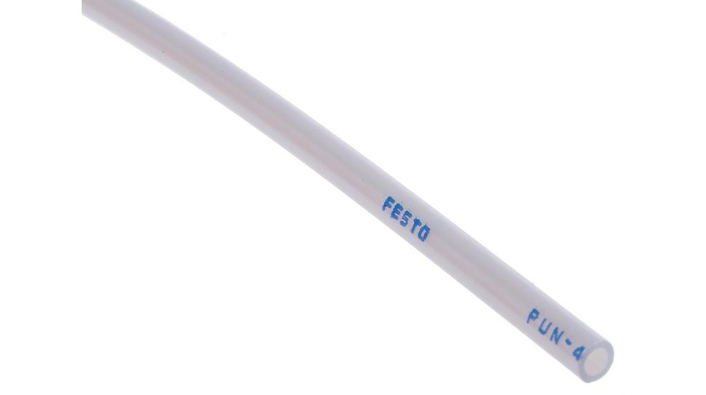 Tubing, 2.6mm, 4mm, Polyurethane, Silver, 50m
