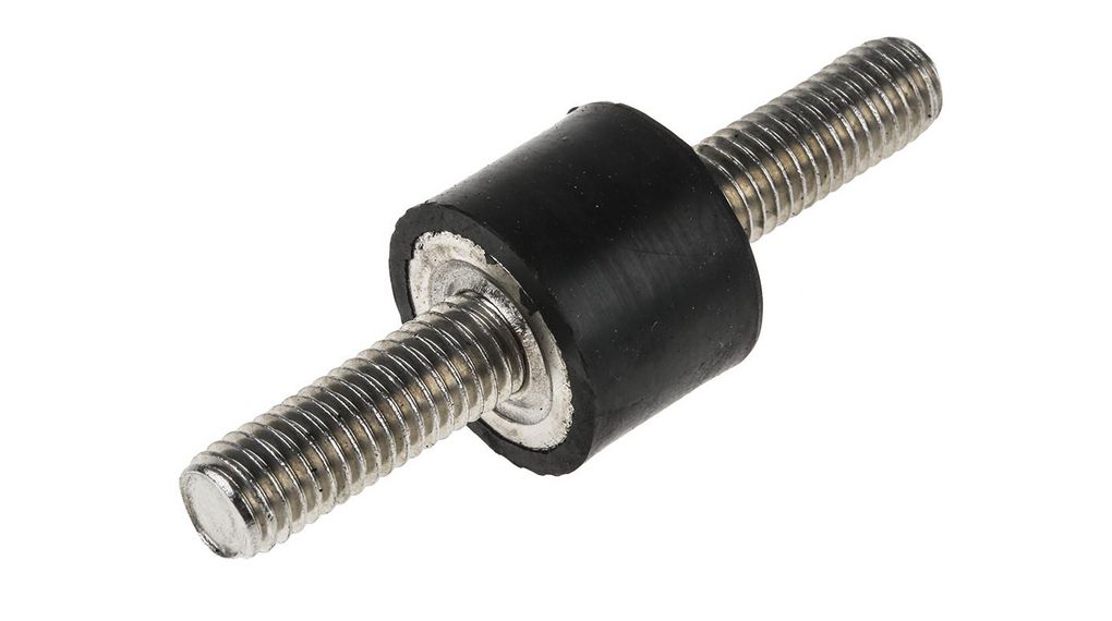 1263911 RS PRO Cylindrical M8 Anti Vibration Mount Male To Male 1263911-rs-pro-cylindrical-m8-anti-vibration-mount-male-to-male