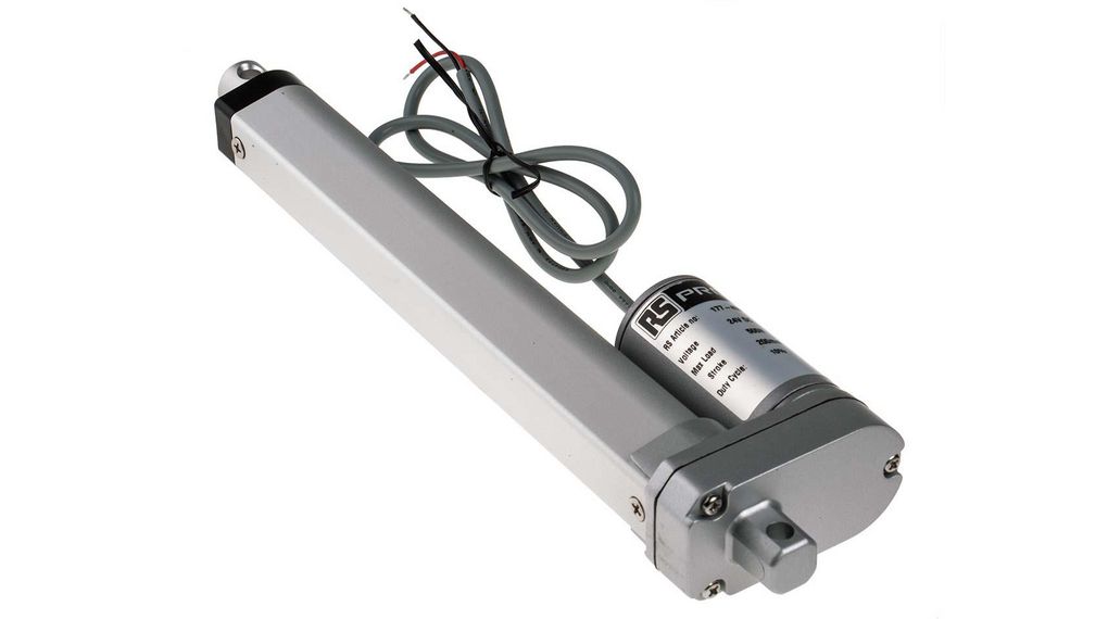 Micro Linear Actuator, 200mm, 24V dc, 500N, 14.6mm/s