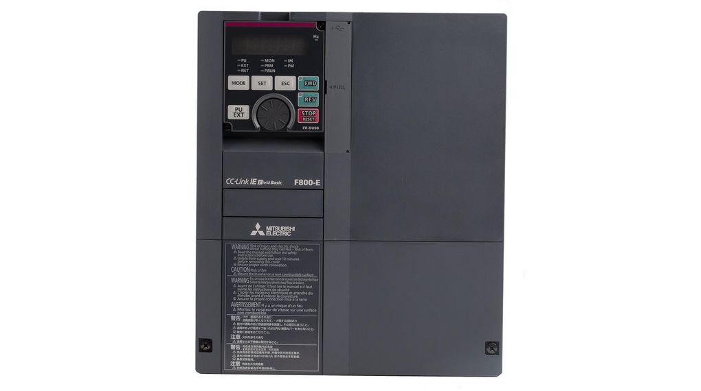Inverter Drive, 11 kW, 3 Phase, 400 V ac, 25 A, FR-F800 Series