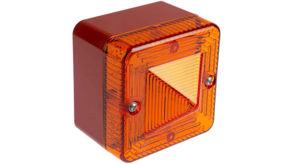 e2s L101X Series Amber Flashing Beacon, 24 V ac/dc, Surface Mount, Xenon Bulb, IP66