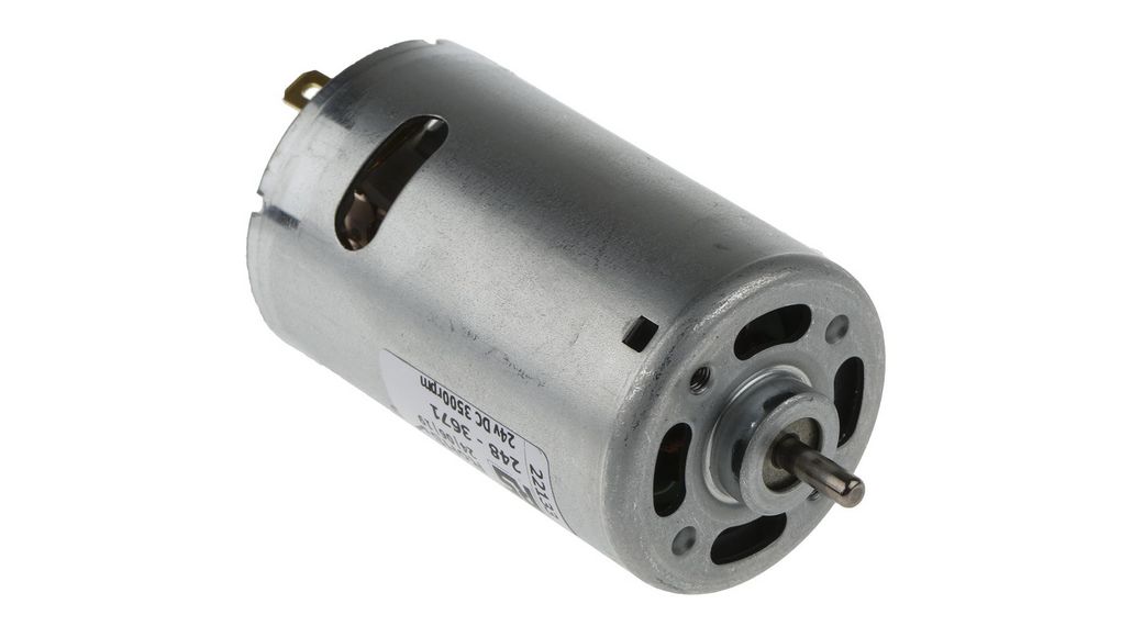 Brushed DC Motor, 24 V dc, 10 Ncm, 3500 rpm