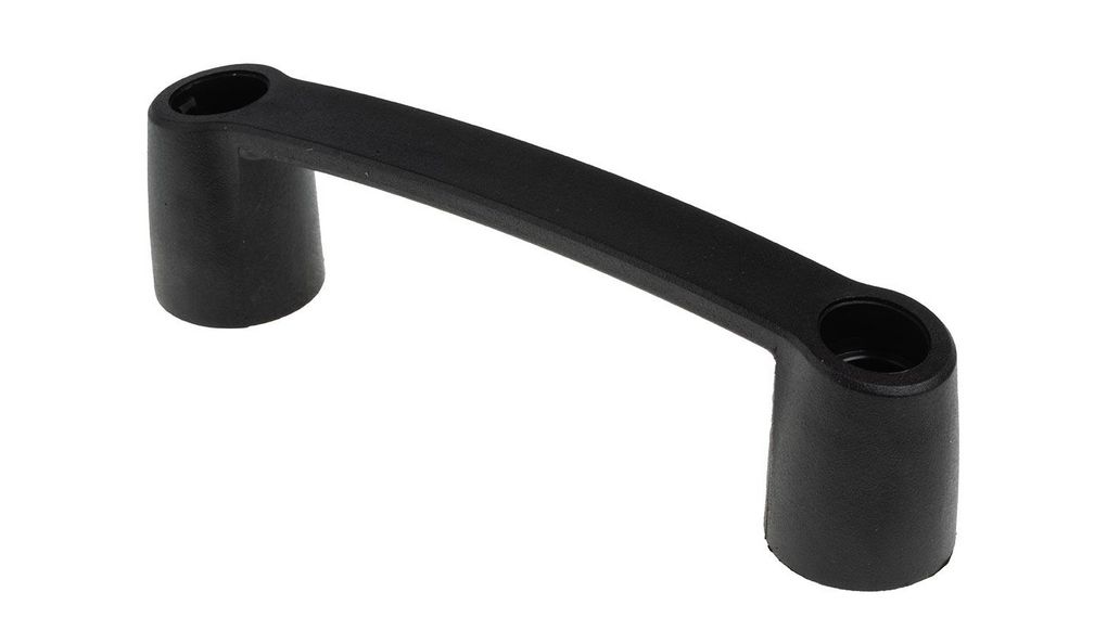 Black Plastic Handle 45 mm Height, 31mm Width, 163mm Length, 2 ST