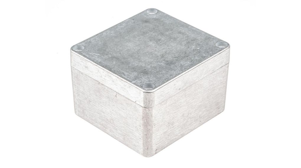 Boîtier métallique 79.6x74.6x52mm Aluminium moulé sous pression Gris IP66