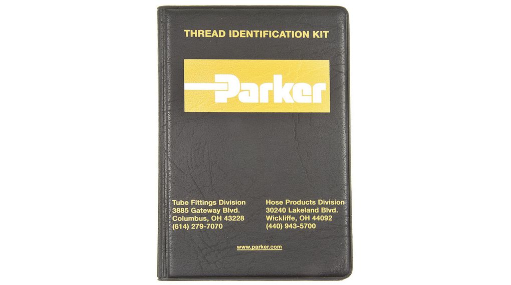 Parker Hydraulic Thread Identification Kit MIK-1, Caliper Set, Instruction Booklet, Thread Profiles