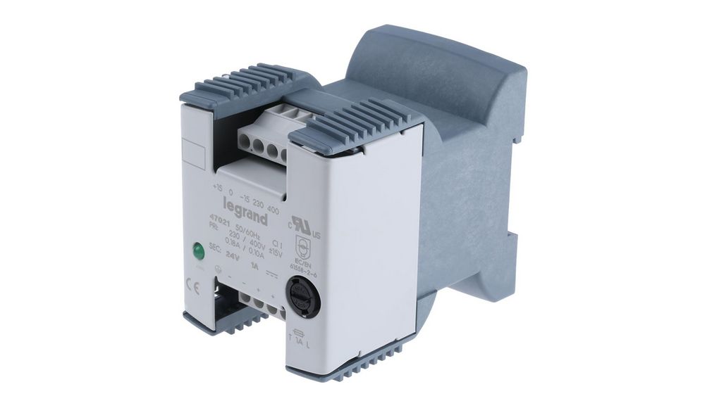 0 470 21 | Legrand Linear DIN Rail Power Supply, 230V ac ac Input, 24V ...