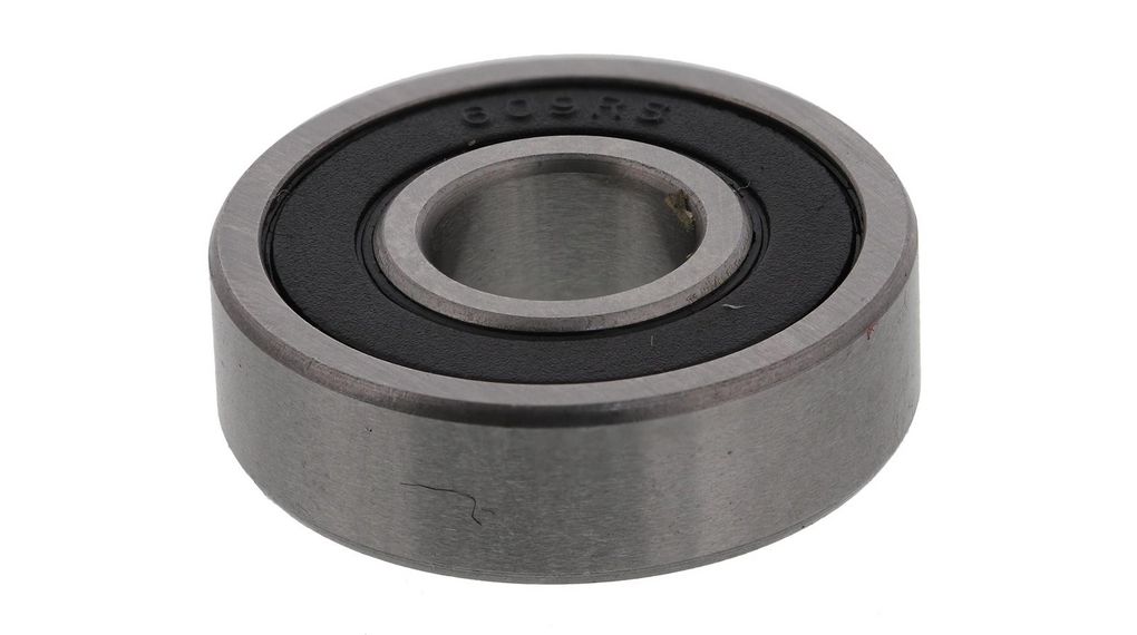 609-2RS Single Row Deep Groove Ball Bearing- Both Sides Sealed 9mm I.D, 24mm O.D
