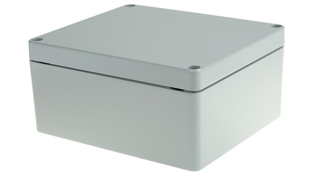 Metal Enclosure 110x200x230mm Aluminium Grey IP66